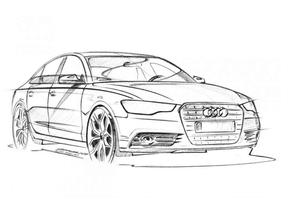 Эскиз Audi A6 3.0T S-Line Sedan (4G, C7) 2011 года  (WW) (фото 90 из 115)